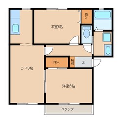 クラリティ雅Ⅱの物件間取画像